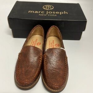 NWT Boy’s Marc Joseph Brown Leather Dress Shoes
